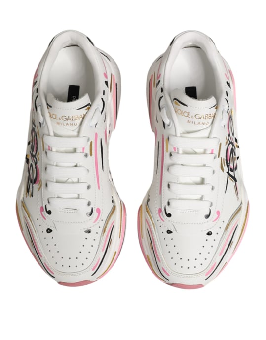 Dolce & Gabbana Mehrfarbige Handgemalte DAYMASTER Sneaker Schuhe - Image 5