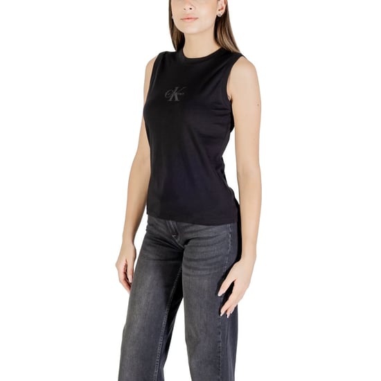 Calvin Klein Jeans Schwarzes Baumwoll-T-Shirt - Image 4