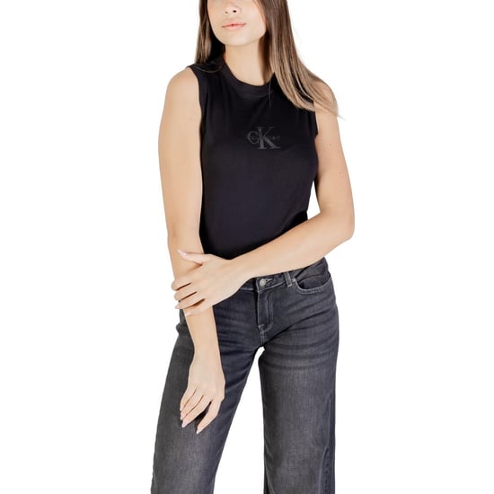 Calvin Klein Jeans Schwarzes Baumwoll-T-Shirt - Image 5