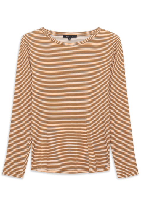Bugatti Damen T-Shirt aus Modal mit Rundhals - Image 3