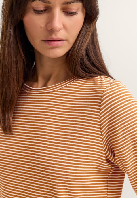 Bugatti Damen T-Shirt aus Modal mit Rundhals - Image 4