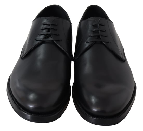 Dolce & Gabbana Schwarze Leder SARTORIA Handgefertigte Schuhe - Image 3