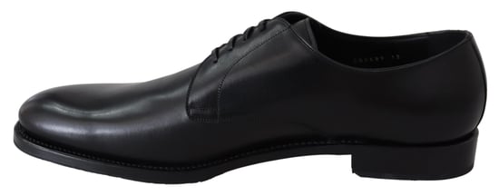 Dolce & Gabbana Schwarze Leder SARTORIA Handgefertigte Schuhe - Image 4