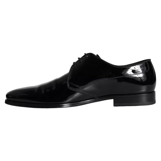 Dolce & Gabbana Schwarze Kalbsleder Derby Herren Lederhalbschuhe - Image 6