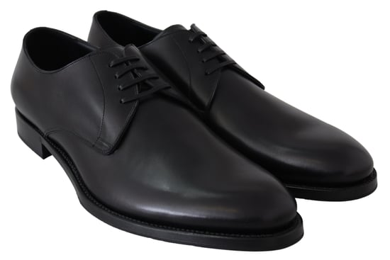Dolce & Gabbana Schwarze Leder SARTORIA Handgefertigte Schuhe - Image 4