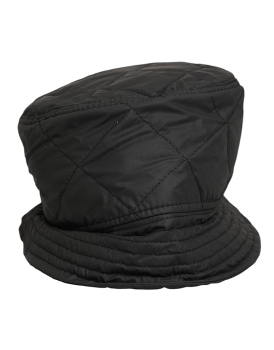 Dolce & Gabbana Schwarze Nylon Stepp-Bucket-Mütze Herren Capello - Image 2