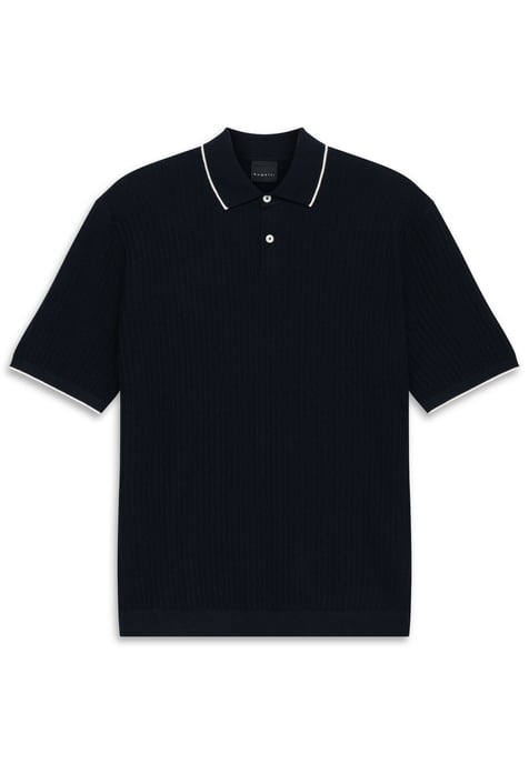Bugatti Herren Poloshirt gestrickt in Regular Fit - Image 3