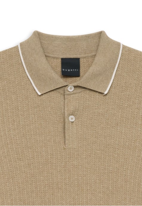 Bugatti Herren Poloshirt gestrickt in Regular Fit - Image 2