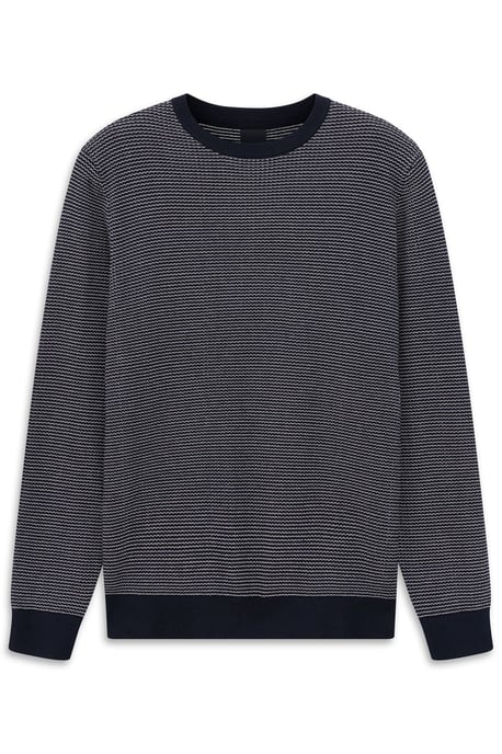 Bugatti Herren Pullover Rundhals aus reiner Baumwolle - Image 3