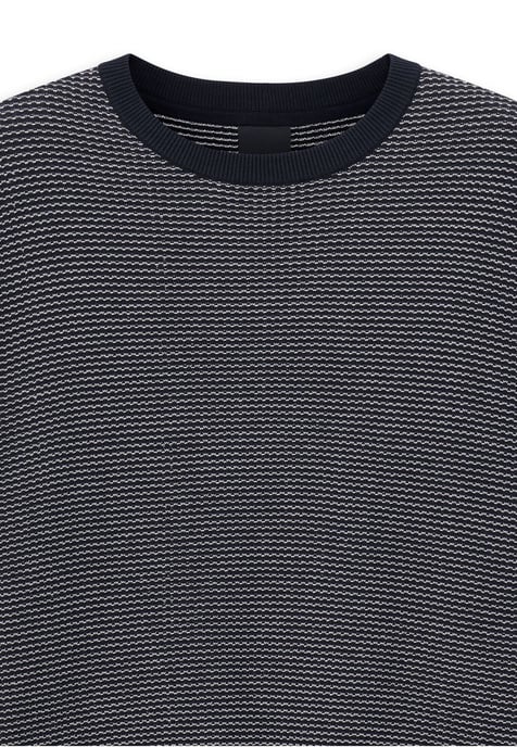 Bugatti Herren Pullover Rundhals aus reiner Baumwolle - Image 4