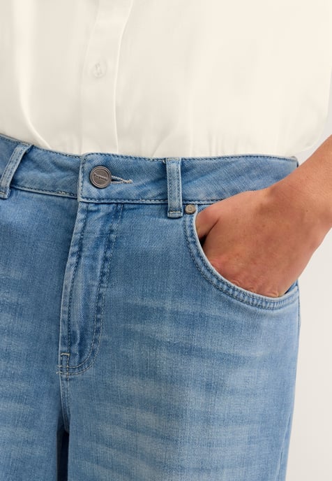Bugatti Damen Jeans Modern Fit 5-Pocket leicht ausgestellt - Image 5