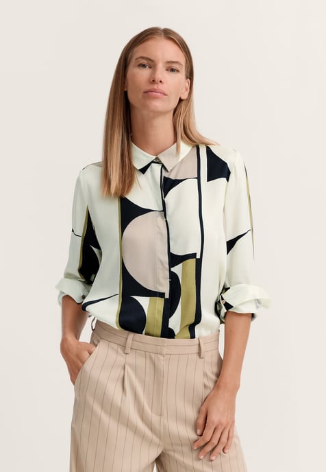 Bugatti Damen Hemdbluse mit verdeckter Knopfleiste - Image 1