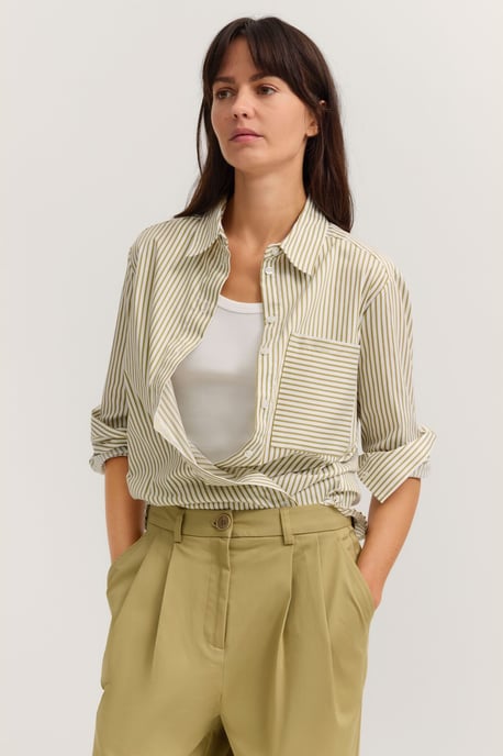 Bugatti Damen Hemdbluse aus einer Baumwollmischung - Image 1
