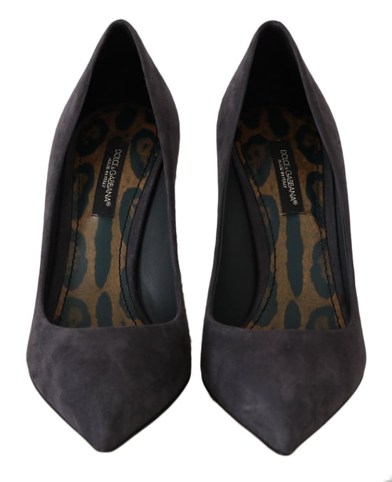 Dolce & Gabbana Graue Wildleder Stöckelschuhe - Image 3