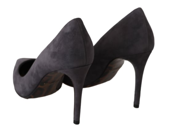 Dolce & Gabbana Graue Wildleder Stöckelschuhe - Image 5