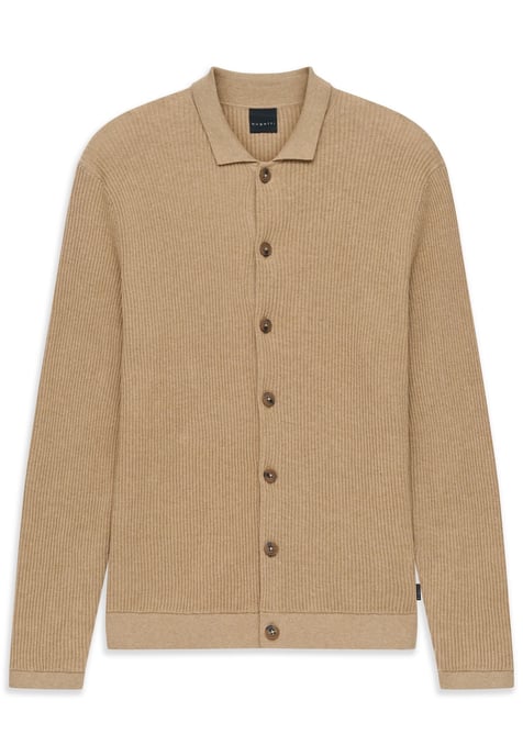 Bugatti Herren Strickjacke geknöpft mit Polokragen - Image 3