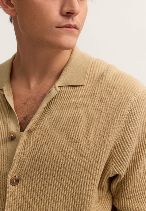 Bugatti Herren Strickjacke geknöpft mit Polokragen - Image 4