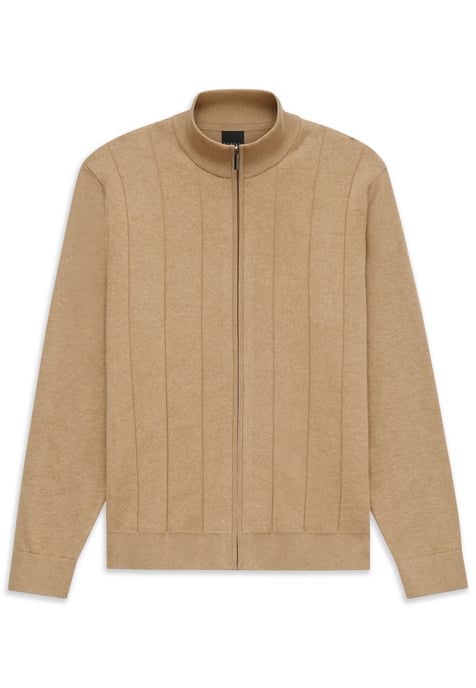 Bugatti Herren Strickjacke mit Streifen in 3D-Optik - Image 3