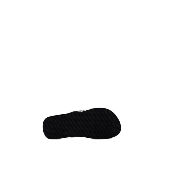 Emporio Armani Unterwäsche Schwarz-Weiße Gummi Flip-Flop Sandalen - Image 5