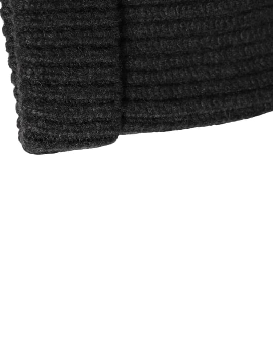 Dolce & Gabbana Schwarze Kaschmir Strickmütze Herren Capello Hut - Image 4