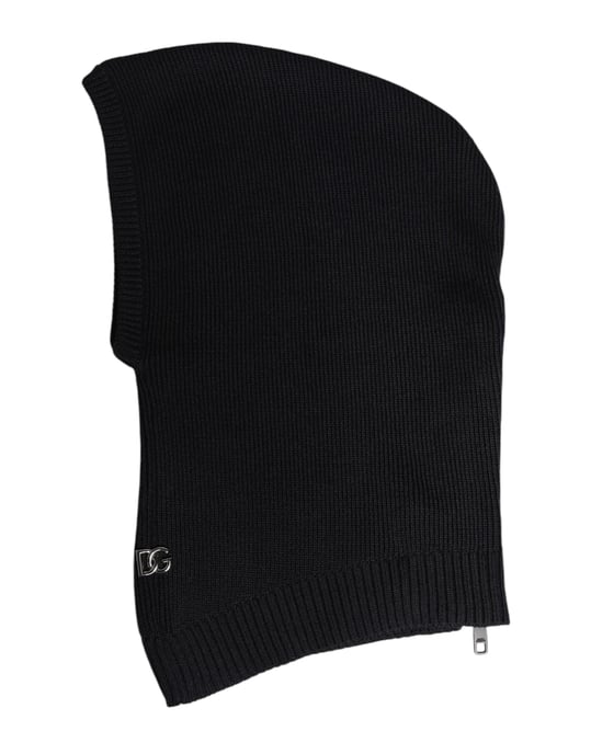Dolce & Gabbana Schwarze Woll-Balaclava-Mütze für den ganzen Kopf - Image 2