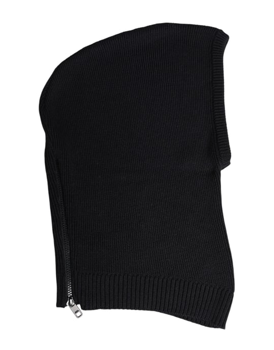 Dolce & Gabbana Schwarze Woll-Balaclava-Mütze für den ganzen Kopf - Image 3