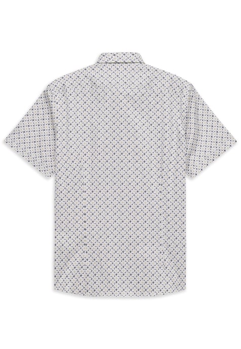Bugatti Herren Kurzarm-Hemd elegant mit Allover-Muster - Image 4