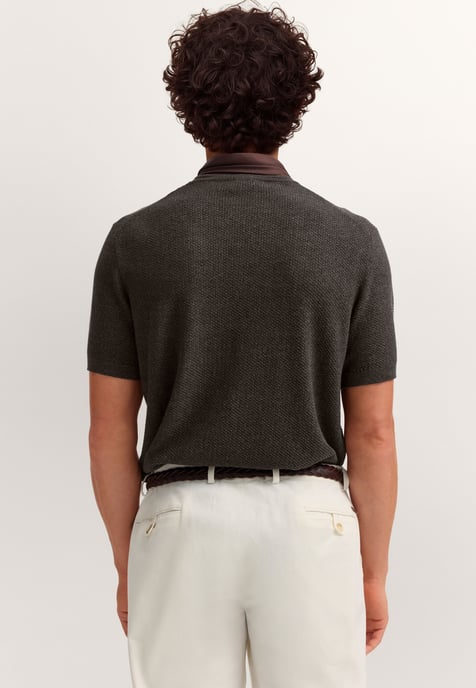Bugatti Herren Strick-Shirt Regular Fit aus einem Baumwollmix - Image 2