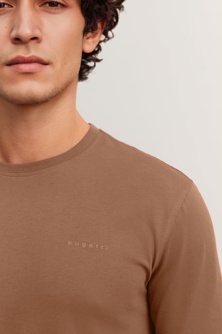 Bugatti Herren T-Shirt aus Baumwolle Modern Fit Rundhals - Image 4