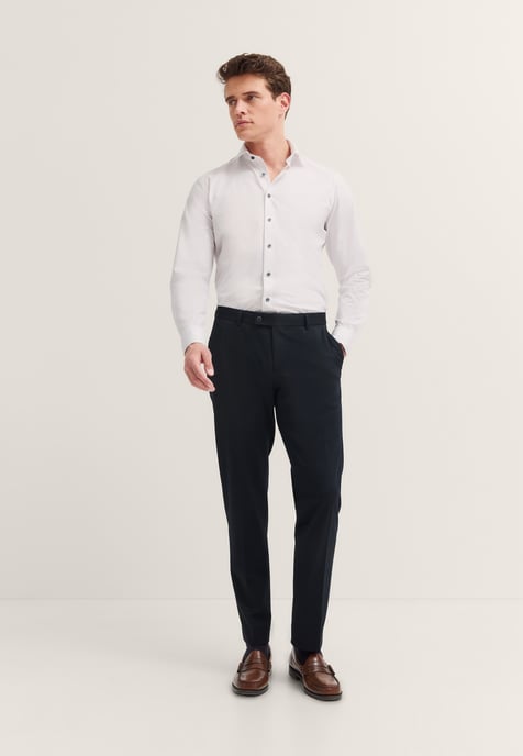 Bugatti Herren Anzughose Jersey-Artikel mit Stretch - Image 4