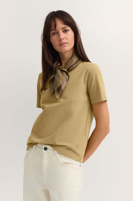 Bugatti Damen T-Shirt mit Rundhals-Ausschnitt - Image 1