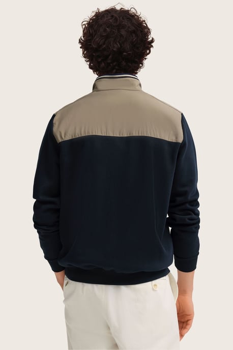 Bugatti Herren Sweatjacke mit Reißverschluss und Stehkragen - Image 2