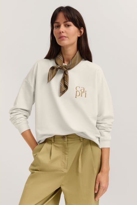 Bugatti Damen Sweatshirt aus elastischer Baumwollqualität - Image 1