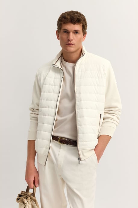 Bugatti Herren Sweatjacke mit gesteppter Front - Image 1