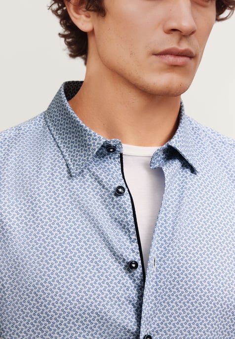 Bugatti Herren Hemd mit Under-Button-Down Kragen - Image 5