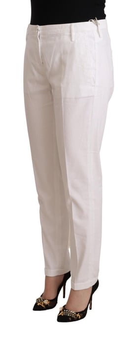 Jacob Cohen Weiße Mittel Taillen Tapered Birgitte Hose - Image 2