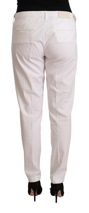 Jacob Cohen Weiße Mittel Taillen Tapered Birgitte Hose - Image 3