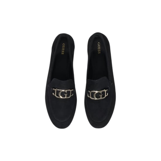 Guess Schwarze Leder Plateau-Pumps - Image 5