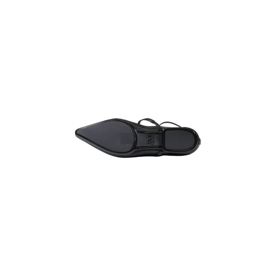 Armani Exchange Schwarze Polyester Plateau-Pumps - Image 5
