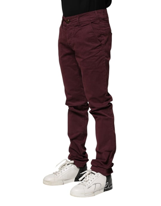 CYCLE Mahagoni Baumwollstretch Skinny-Fit Herren Jeans - Image 3