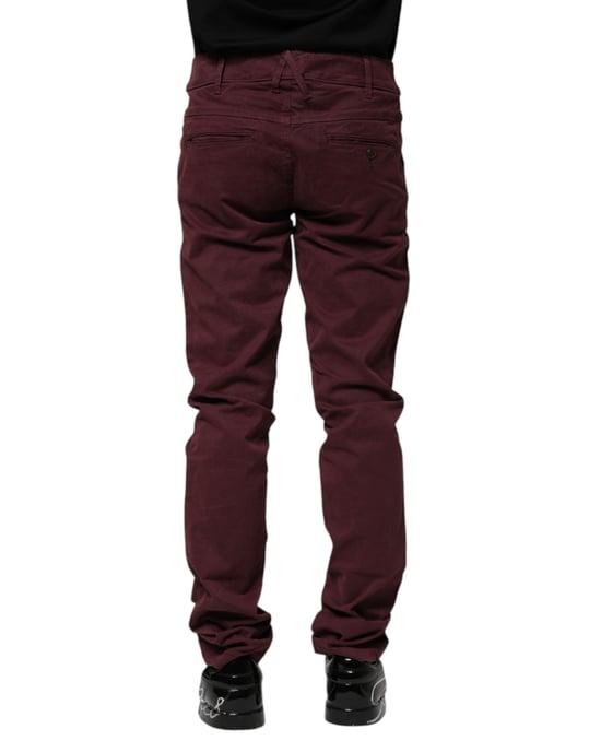 CYCLE Mahagoni Baumwollstretch Skinny-Fit Herren Jeans - Image 4