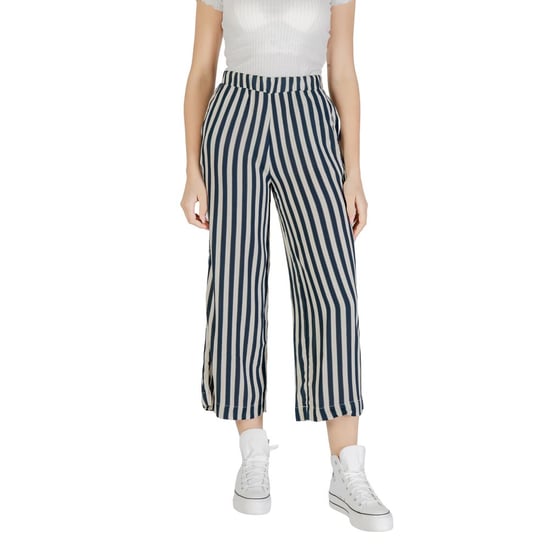 ICHI Blaue Viskose Culotte-Hose - Image 1