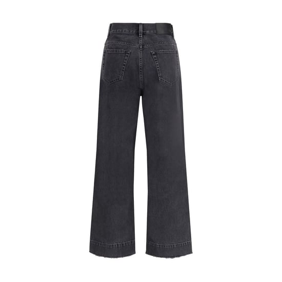 Chloé Schwarze Baumwolle Hohe Taille Jeans - Image 2