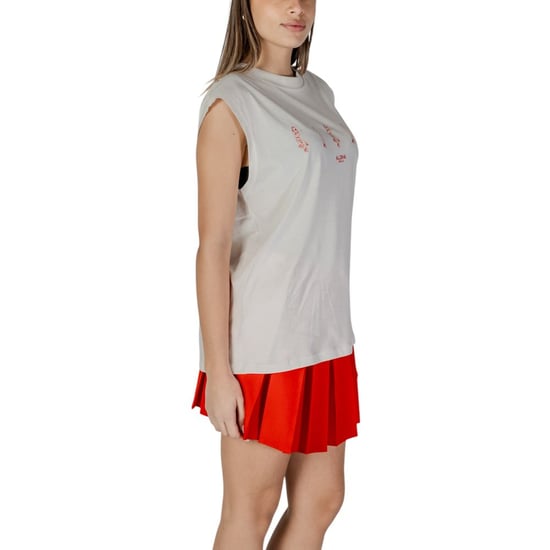 Replay Cream Baumwolle Tank Tops - Image 3