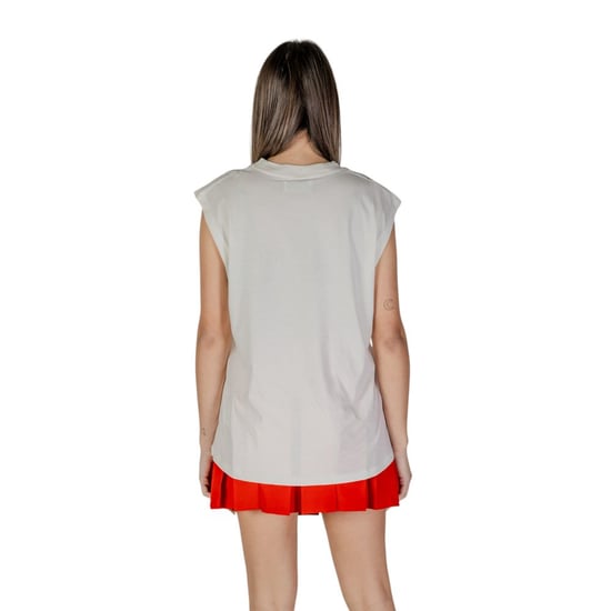 Replay Cream Baumwolle Tank Tops - Image 4