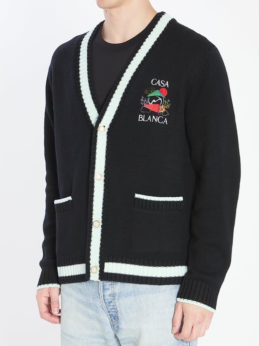 Cardigan mit gestapeltem Casa Mountain Temple Design - Image 2