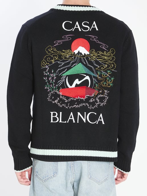Cardigan mit gestapeltem Casa Mountain Temple Design - Image 4