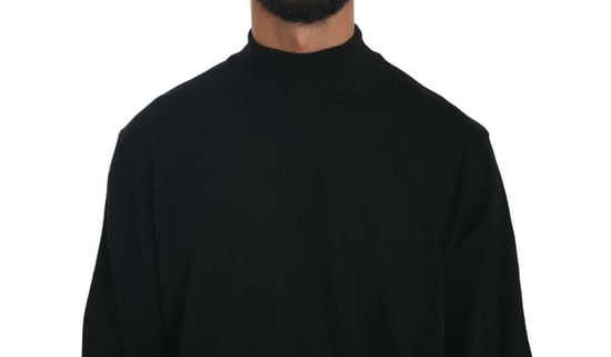 MILA SCHÖN Schwarzer Rollkragenpullover aus reiner Wolle - Image 2