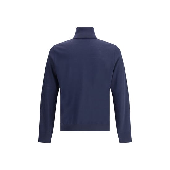 Dsquared² Blaue Fleece-Wollpullover mit Rollkragen - Image 2