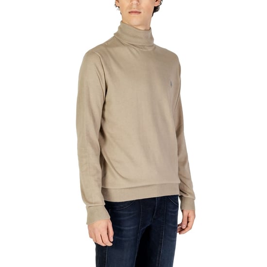 U.S. POLO ASSN. Beiger Baumwollrollkragenpullover - Image 4